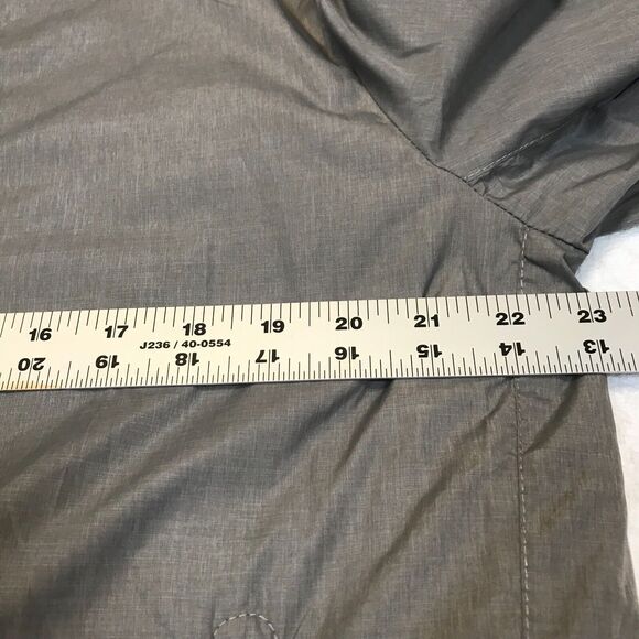 Your Neighbors Men’s Size L Green Marius Nylon Bomber Jacket Zipper Pockets - Picture 7 of 8